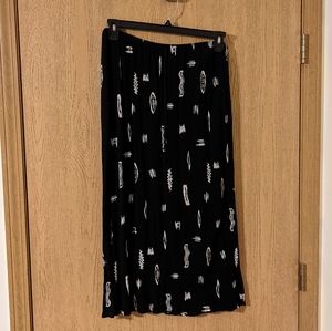 Vintage rayon beach skirt